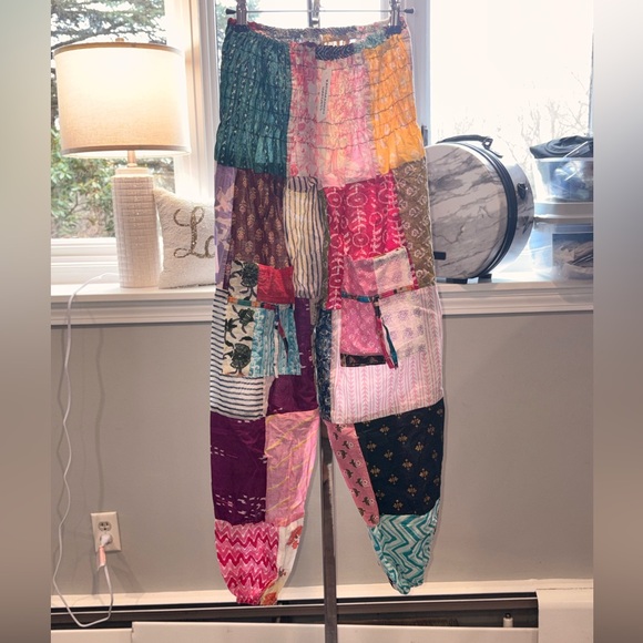 Kathmandu Pants - 100% Cotton Patchwork Pants